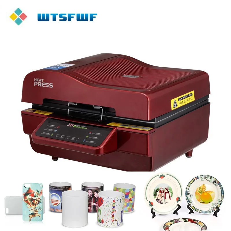 Wtsfwf Cheap ST 3042 3D Sublimation Heat Press Printer 3D Vacuum Heat