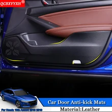 QCBXYYXH автомобиль-Стайлинг 4 шт./компл. боковой край анти-кик двери коврик защитная накладка авто аксессуары для Honda 10th Accord