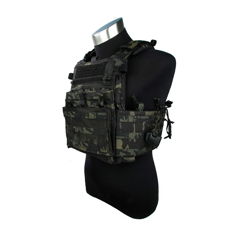 Тактический жилет AERO 500D черный с Мультикам импортный военный MCBK 2019|police gps|vest