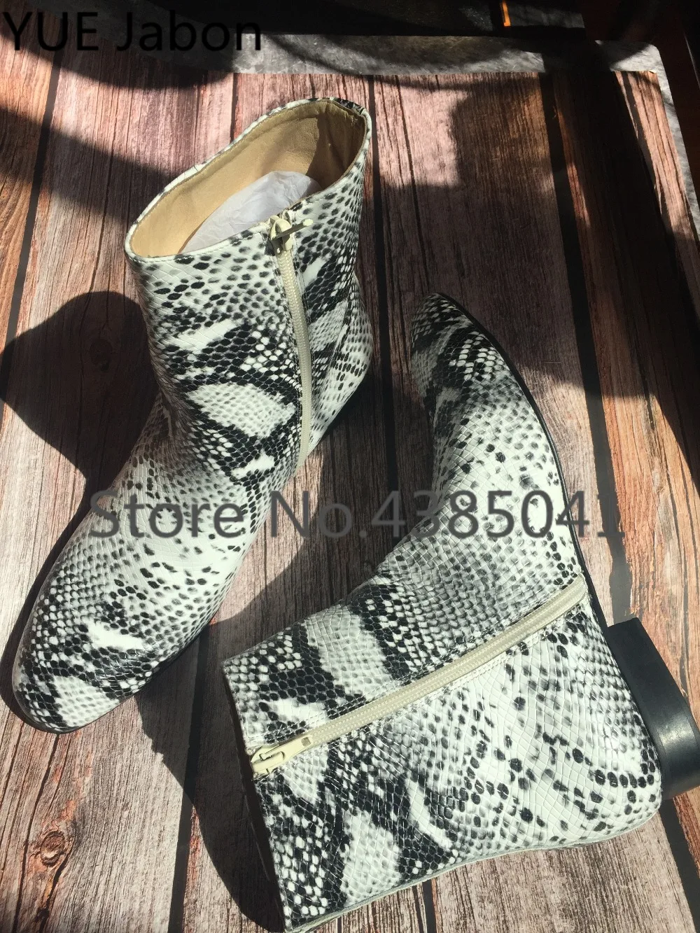Snake Lines men designer ankle boots Kanye West Wyatt Serpentine Genuine Leather Zipper Luxury High Top Men chelsea Boots
