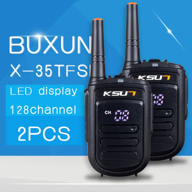 4 шт. KSUN X-35TFSI портативная рация 8 Вт ручной Pofung UHF 8 Вт 400-470 МГц 128CH двухсторонний портативный любительский радиопередатчик