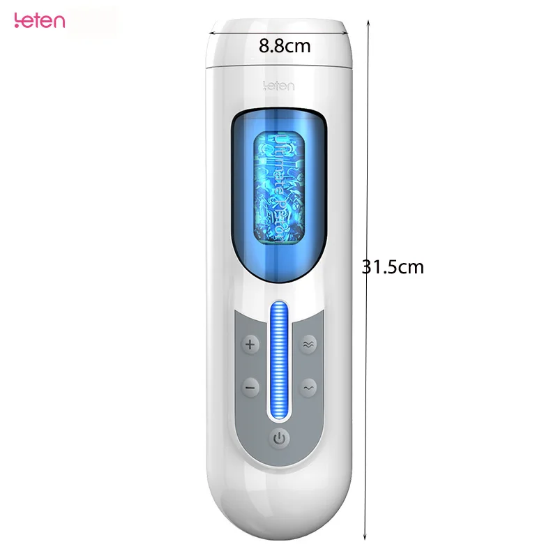 Автоматический мастурбатор Leten big A380 перезаряжаемый через USB Мужской с громкой