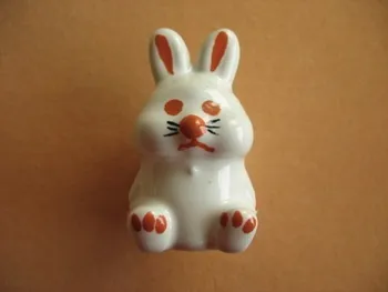 

Rabbit Dresser Knobs Kids Ceramic Drawer Handles / Animal Cabinet Handle Knob Kitchen Cupboard Handle Children Hardware