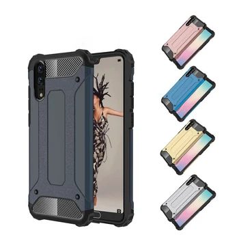 

10pcs Tough Anti-knock Armor Rugged Case For Huawei P30 P20 Pro Lite Nova 4E 3E Hard PC Protective Dual Layer Anti-knock Cover