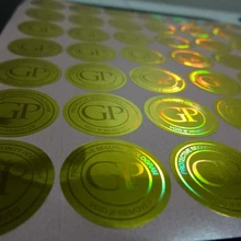 Свободный дизайн! Безопасная Подлинная пользовательская 3D Голограмма наклейка, пустая, если удалена