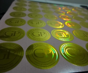 

Free design ! secure genuine custom 3D hologram sticker , void if removed