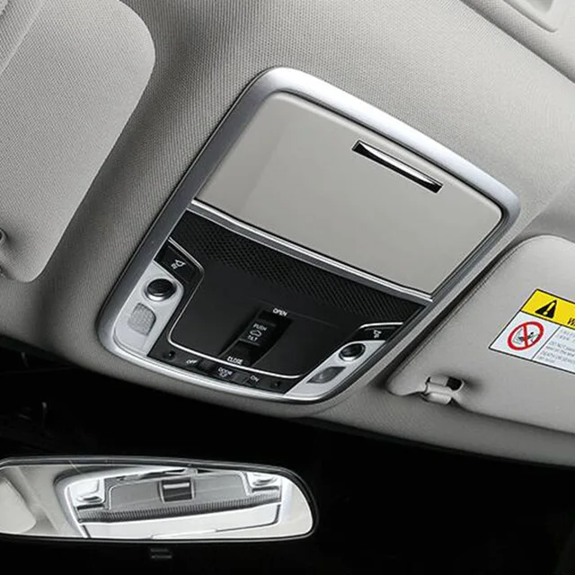

For Honda Accord 10th 2018 2019 ABS Matte Car front reading Lampshade panel Cover trim car styling Accessories 1pcs