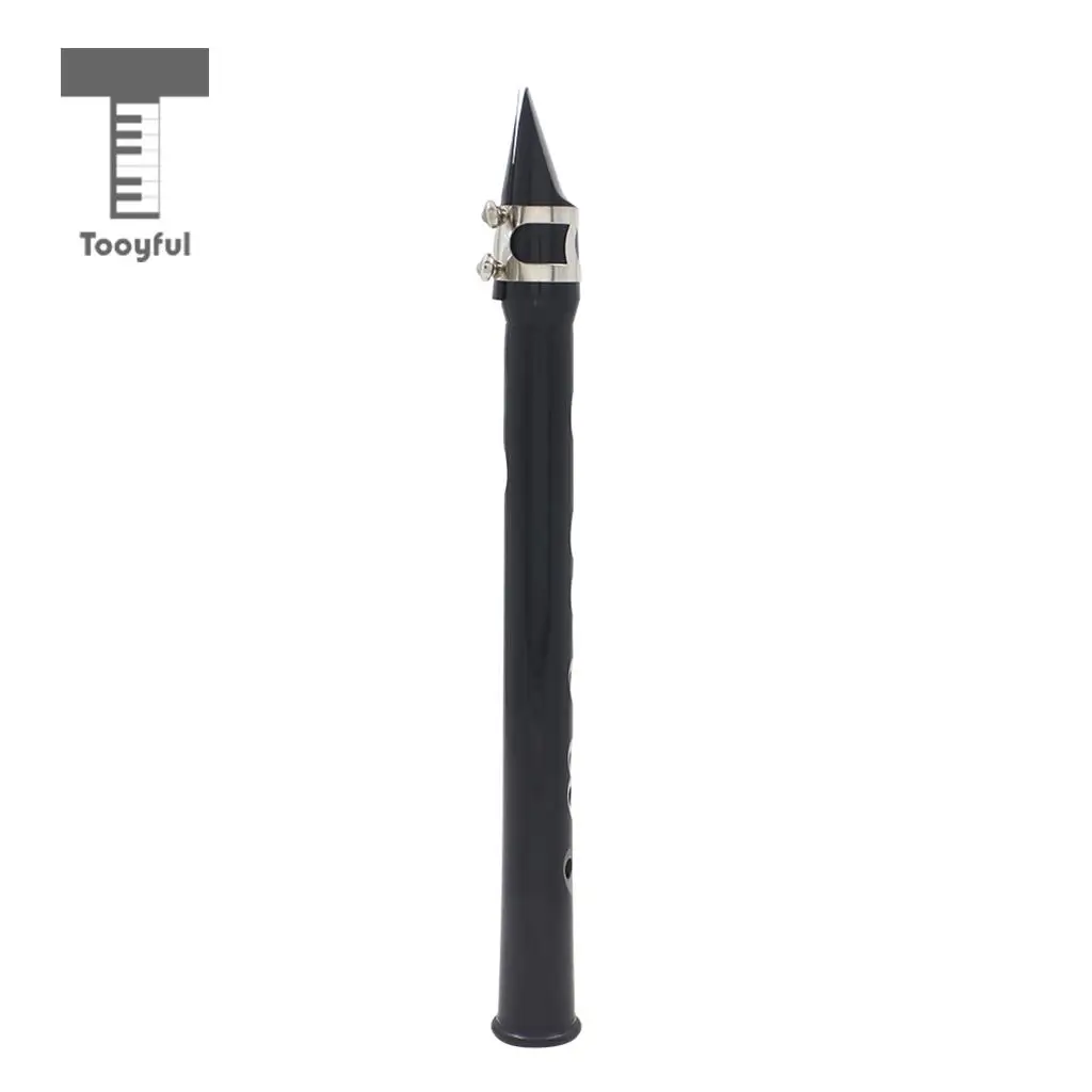 

Tooyful High Quality 9 Holes Mini Alto Failing Tune B Black Little Saxophone With Mouthpiece Woodwind Musical Parts