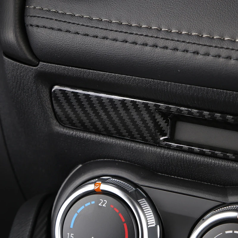 Для Mazda 2 Demio DL седан DJ хэтчбек интерьер ABS автомобиль Стайлинг средняя консоль вентиляционное отверстие рамка крышка 1 шт