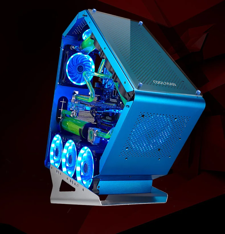 

Desktop computer PC with intel core i5/i7 4770k 3.5GHz Ram 8GB Aluminum water-cooling case and 23.6/27 inch monitor display