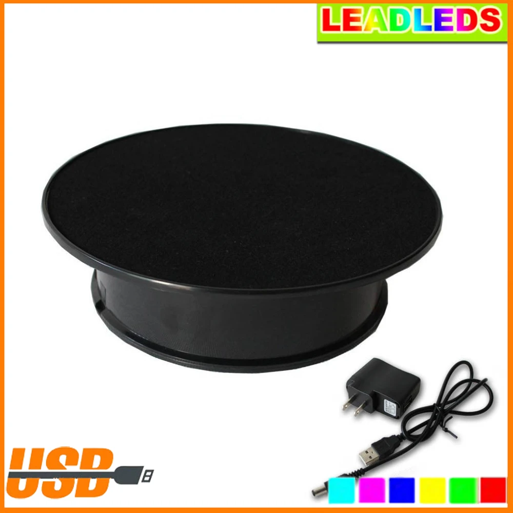 

Fashion piano colorTop Electric Motorized Rotary Rotating Display Turntable for jewelry display stand