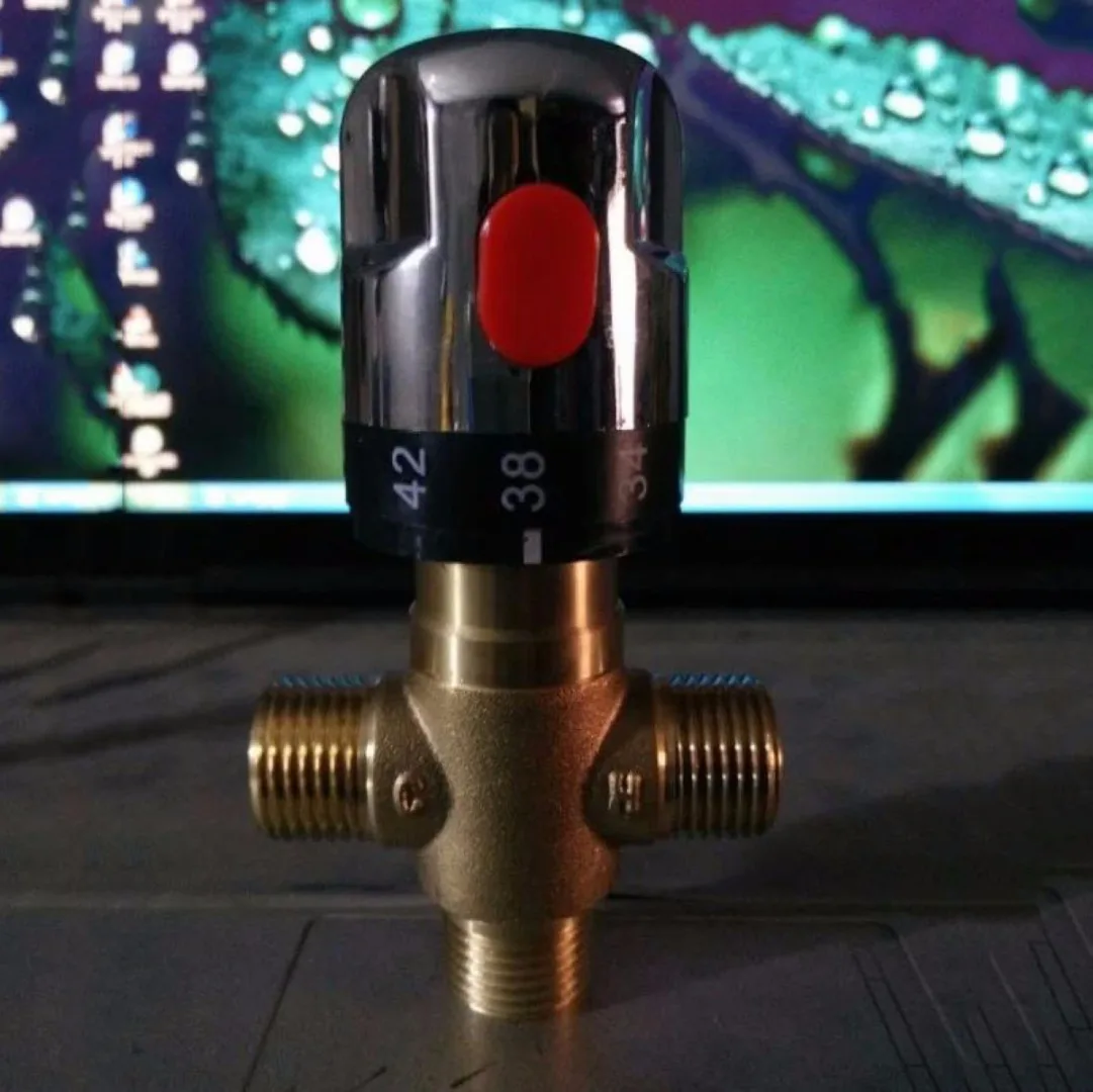 

1pc Standard Thermostatic G1/2'' Mixing Water Temperature Control Valve Faucet Replacement Parts