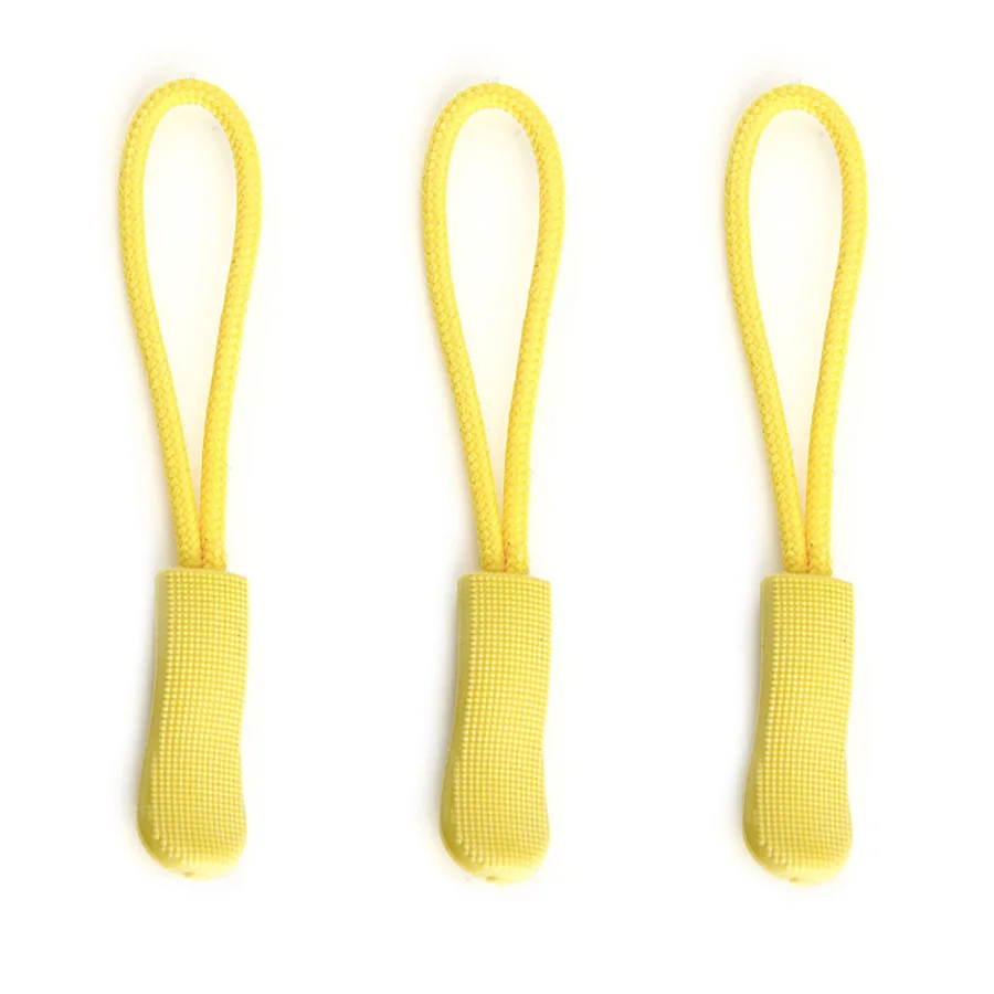 20Pcs/lot 16 Color Camping Outdoor Equipment Tool Costumes Bags Zipper Tail Rope Anti-theft Longer Zipper pull Rope