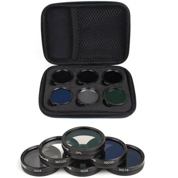 

Sunnylife 6Pcs ND4/8/16/32 MCUV CPL Camera Lens Filter Set/Kit for for DJI Phantom 4 PRO/ PRO+/Advanced+ Free Shipping