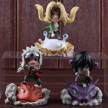 

Naruto Shippuden Tsunade Orochimaru Jiraiya Naruto Action Figures PVC Collectible Model Toy