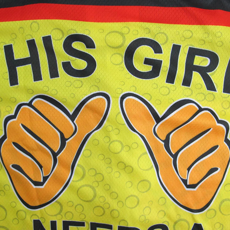 2019 New This Guy Needs A Beer Alien SportsWear UNISEX Cycling Jersey Clothing This Girl Needs A Beer Alien Bike Shirt 8003