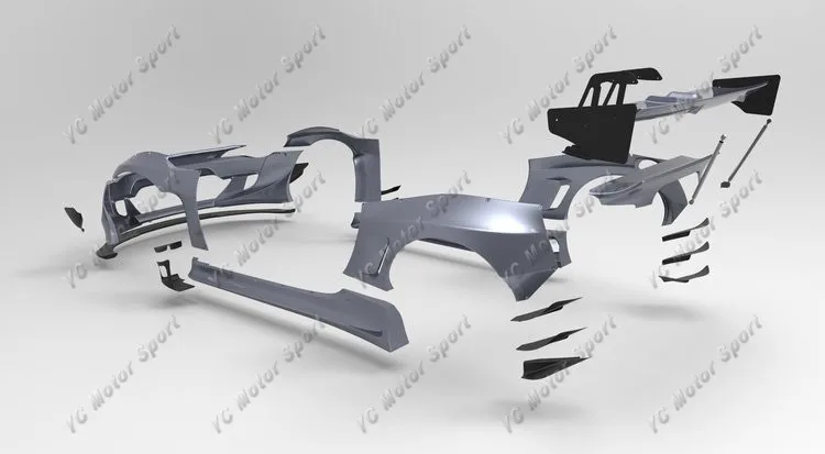 2012-2017 GT86 FT86 ZN6 FRS BRZ Greddy X Pandem Ver.3 Aero Style Wide Body Kit FRP 1(8)