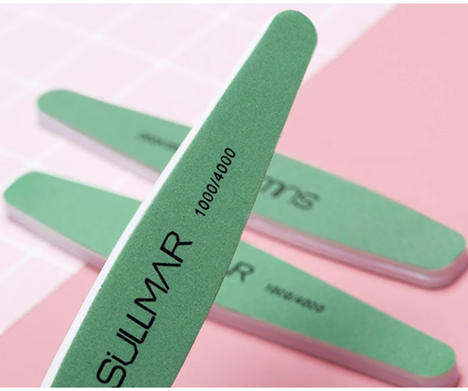 

Free shipping! 1000/1400 Sponge Buffer Nail Art Super Polish Buffering Professional Manicure Tool 2 Sides Polishing surface