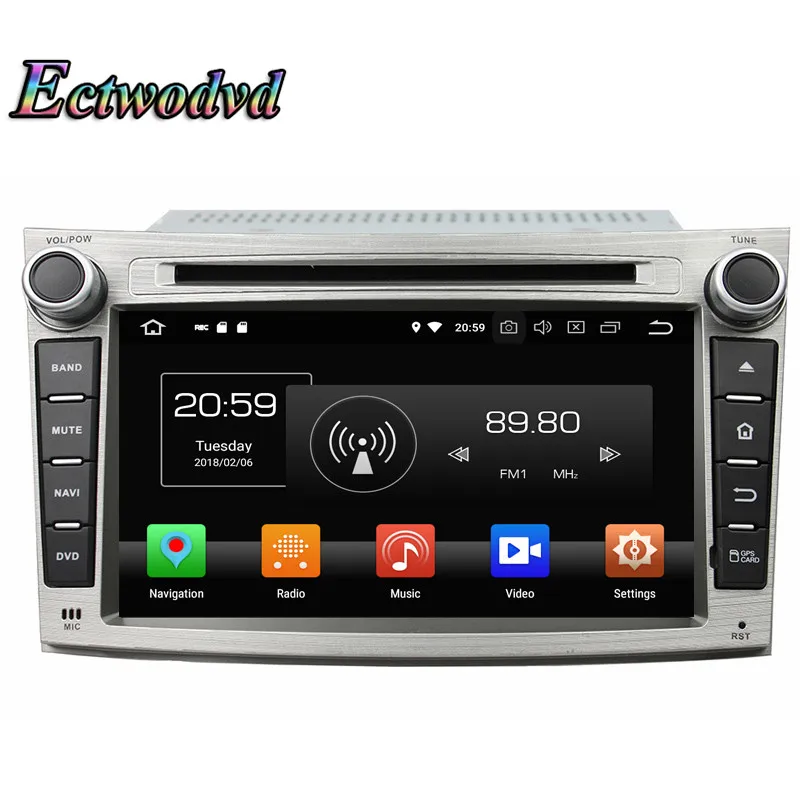 Cheap Ectwodvd Octa Core 4G RAM 64G ROM Android 9.0 Car Multimedia DVD Player GPS HeadUnit For Subaru Legacy/outback 2009 2010-2012 0