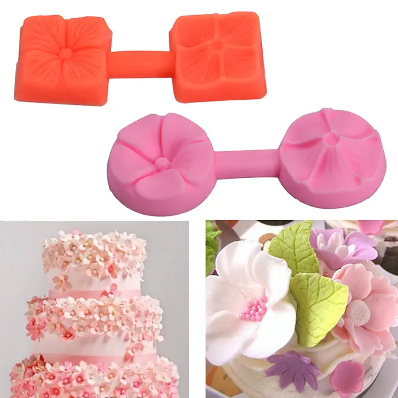 3D цветок розы Форма помадка силиконовые формы для торта печенья резак мыло помадные формы кухонные Кондитерские украшения торта инструменты