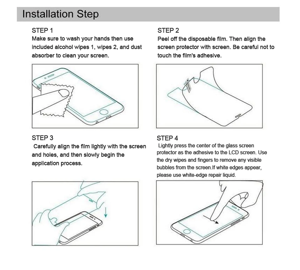 Tempered Glass For Google Pixel 2 Screen Protector 9H 2.5D Protective Film Glass Case For Google Pixel 2 Protective Film Edge    (7)