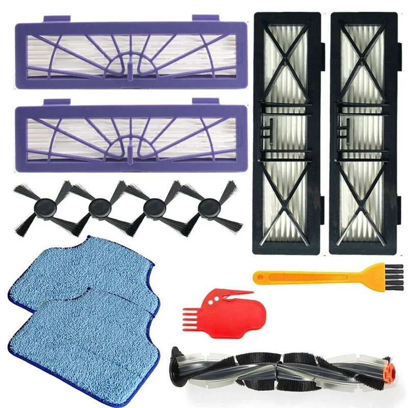 

hot sale Roll Brush Side Brushes Filters For Neato Botvac D Series D7 D5 D3 D7500 D8500 D800 Vacuum Cleaners Kit Parts
