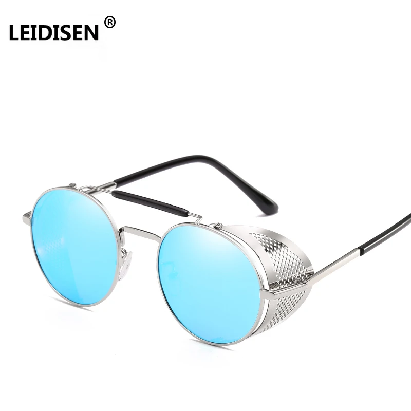 Солнцезащитные очки LEIDISEN в стиле стимпанк для мужчин и женщин 2018|brand sun glasses|designer