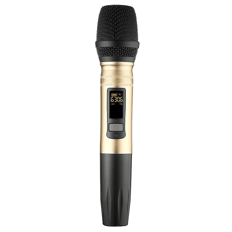 

2Pcs/Set Ux2 Uhf Wireless Microphone System Handheld Led Mic Uhf Speaker With Portable Usb Receiver For Ktv Dj Speech Amplifie