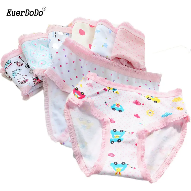 Baby Girls Underwear Panties Children Kids Cute Fashion Cotton Mixed Underpants