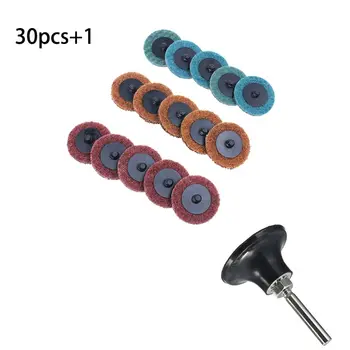 

Quick Change Discs 30Pcs Sanding Discs 1Pcs 1/4'' Holder,for Die Grinder Surface Prep Strip Grind Polish Finish Burr Rust Paint