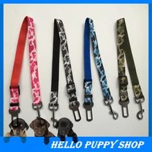 Adjustable Pet Cat Dog Car Safety Belt Collars Pet Restraint Lead Leash travel Clip Car Safety