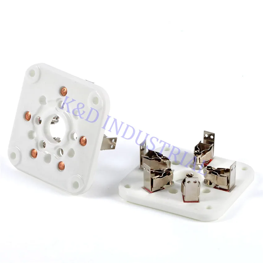 1pc GZC5-A 5Pin 3-500Z 4-400 U5G 기본 세라믹 튜브 소켓 5Pin 3-500Z 4-400 기타 DIY 앰프 부품