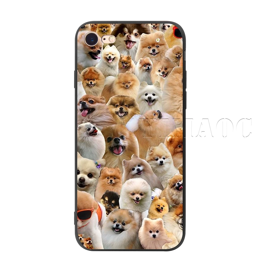 YIMAOC Pomeranian Pom силиконовый мягкий чехол для iPhone 11 Pro XS Max XR X 8 7 6 6S Plus 5 5S SE - Цвет: 2