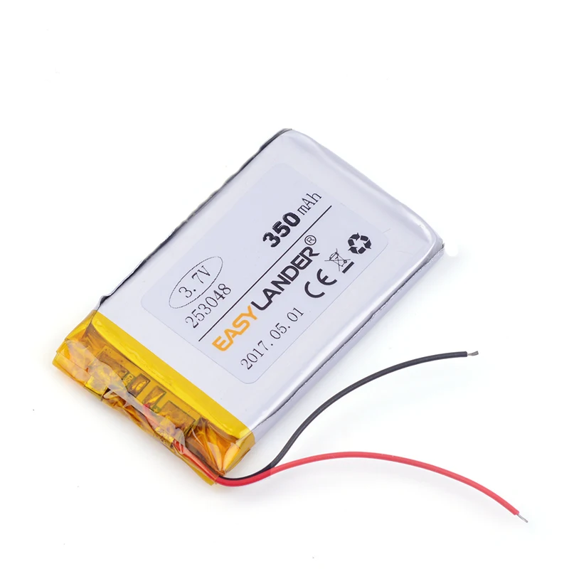 253048 350mAh 3 7 v лития ионный перезаряжаемый аккумулятор для MP3 MP4 GPS цифровых