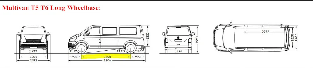 Специальные автомобильные коврики+ коврик в багажник для Volkswagen Multivan T5 T6 7 сидений Длинная колесная база-2003 водонепроницаемые ковры