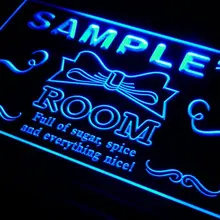 Pe-tm для персонализированного названия Комната принцессы для девочек неоновая вывеска барная с переключателем вкл/выкл 7 цветов 4 размера