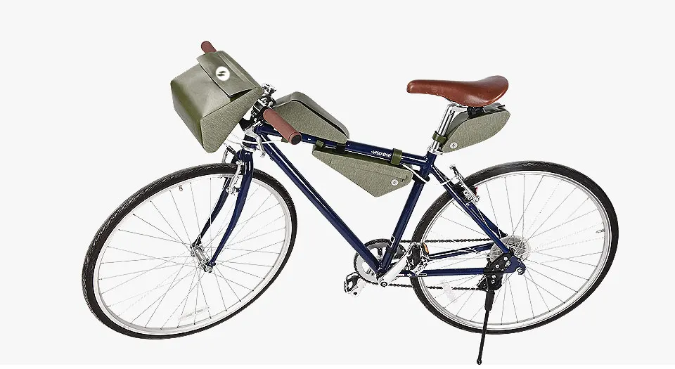 Discount Sahoo Black Waterproof Bike Bicycle Cycling Rear Seat Saddle Bag Top Tube Front Frame Bag Triangle Pack Sack Phone Handlebar Bag 41