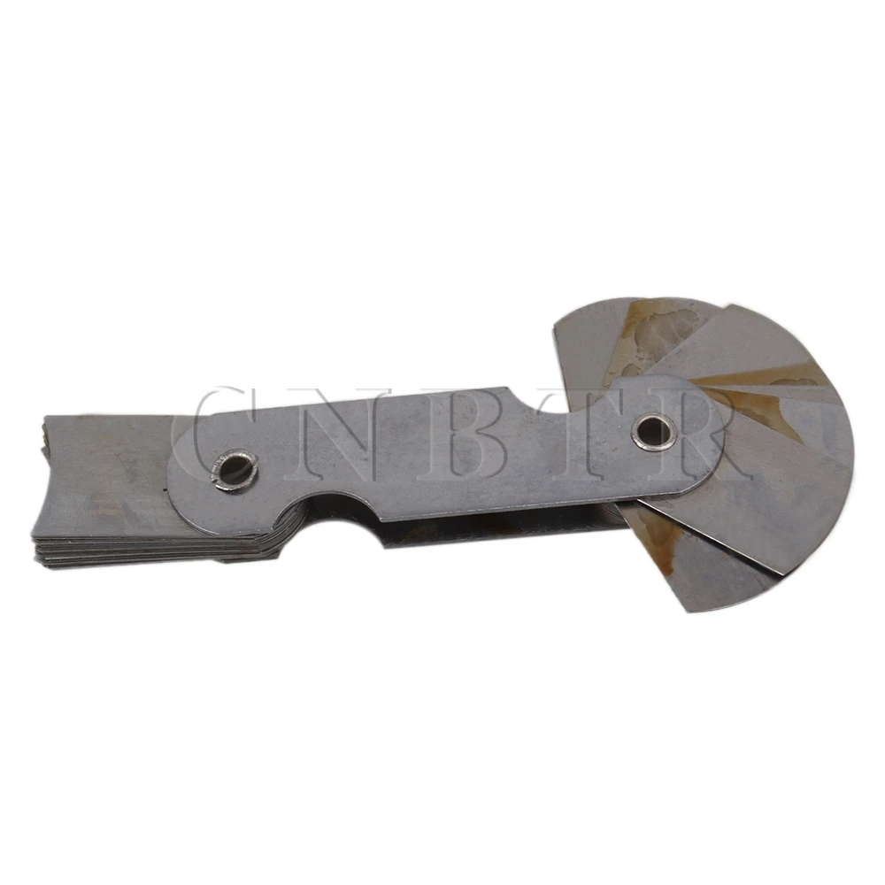 Steel Radius Gage Gauge Fillet Set R15-25mm Folding Blade Measuring Tool