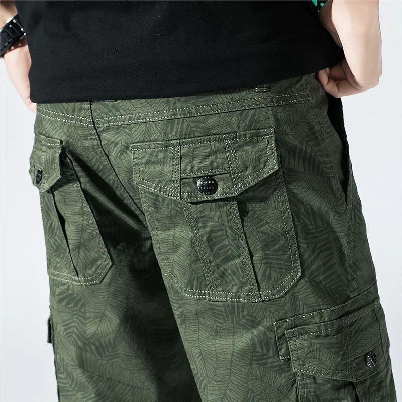 80% OFF 2019 New Summer Men's Leisure Goods Shorts Quality Elastic Maple Leaves Casual Fashion Men Compressed Shorts Cotton Men Shorts