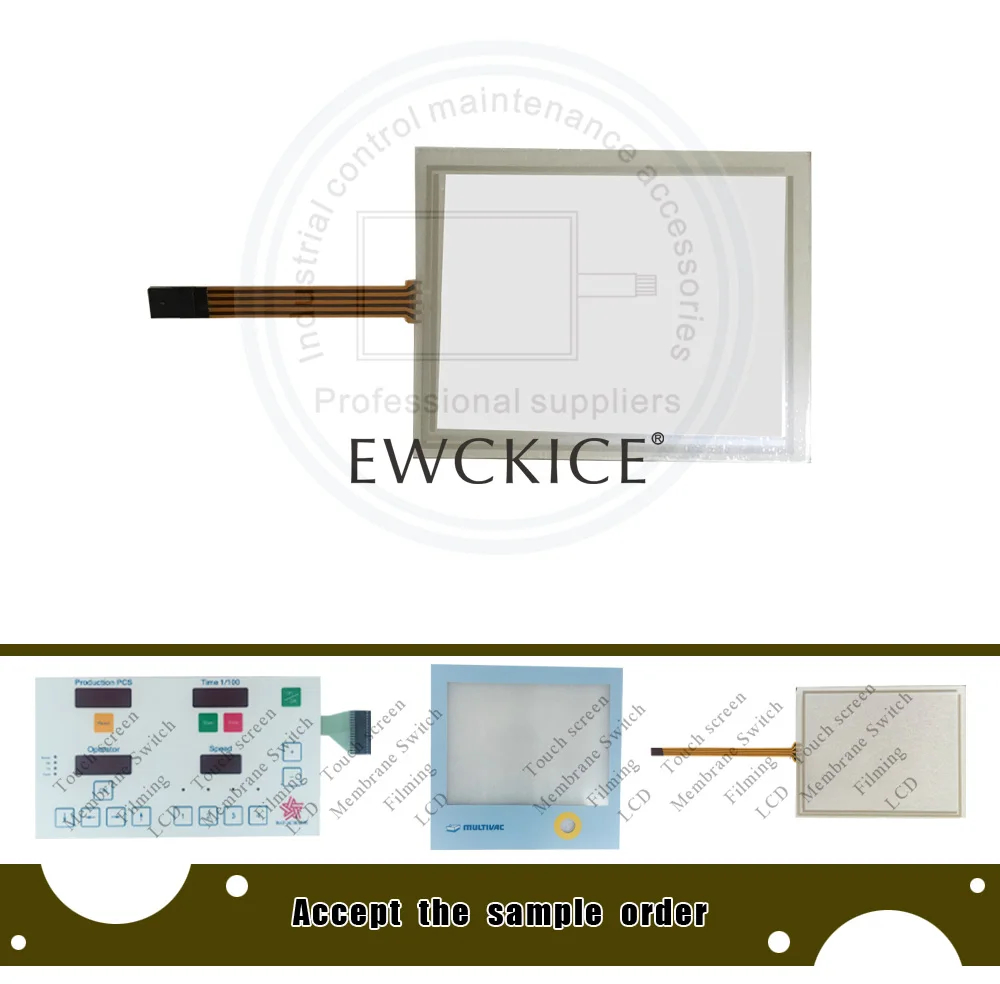 Новый EE-0657-IN-CH-AN-W4R-1.1 HMI plc сенсорный экран панели мембранный сенсорный экран