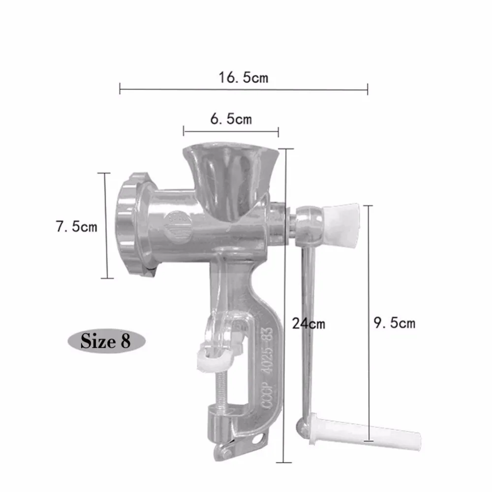 Dehomy ручная мясорубка DIY Мясорубка настольная рукоятка инструмент для кухни инструменты для приготовления пищи колбаса шприц Мясорубка кухонный комбайн
