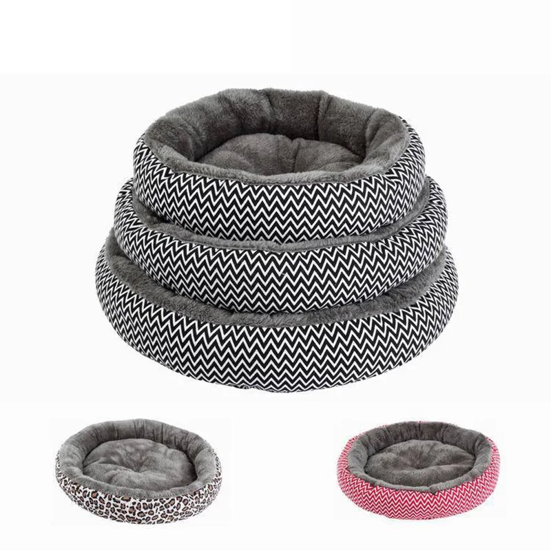 

JORMEL 2019 Warm Dog Bed Round Pet Lounger Cushion For Small Dogs Cat Autumn Winter Dog Kennel Puppy Mat Supplies 3 Sizes