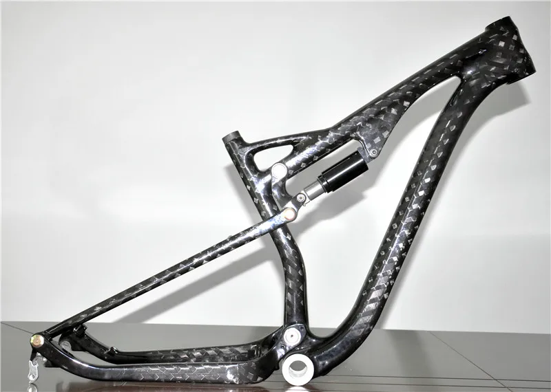 Китайская карбоновая полная подвеска рама для горного велосипеда FM036 - Цвет: 155