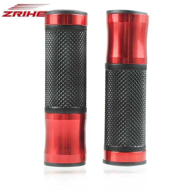 22MM 7/8 Handlebar Motorcycle CNC Handle Bar Grips For KYMCO DOWNTOWN 125/200/300/350 350i XCITING 250 300 350 400 400S 500 Red