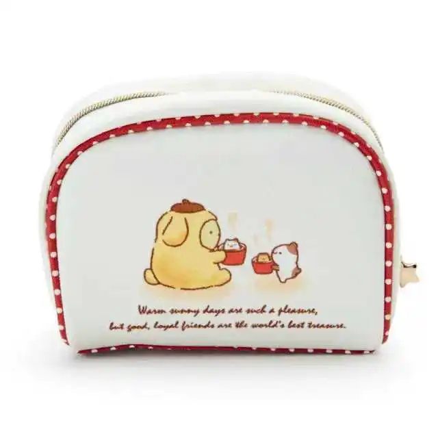 Милый мультяшный Pom Purin Dog Makeup Box сумка для путешествий косметичка женщин красивый