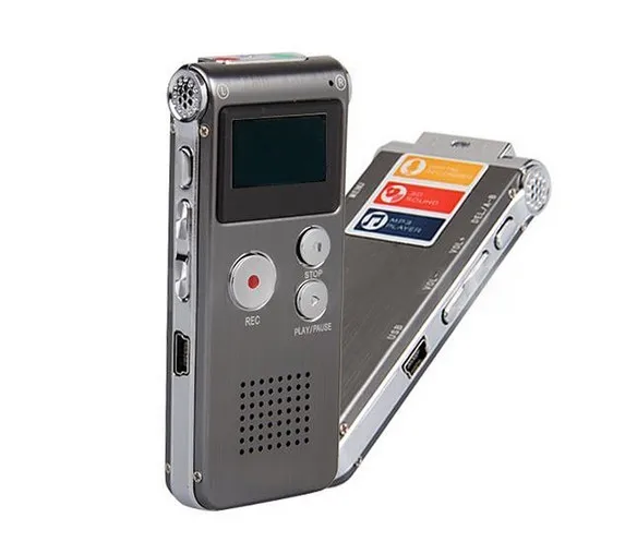قابلة للشحن الخارجي 4 جيجابايت الصوت المنشط usb الصوت الرقمي مسجل صوت الدكتافون مشغل mp3 الهاتف espiao