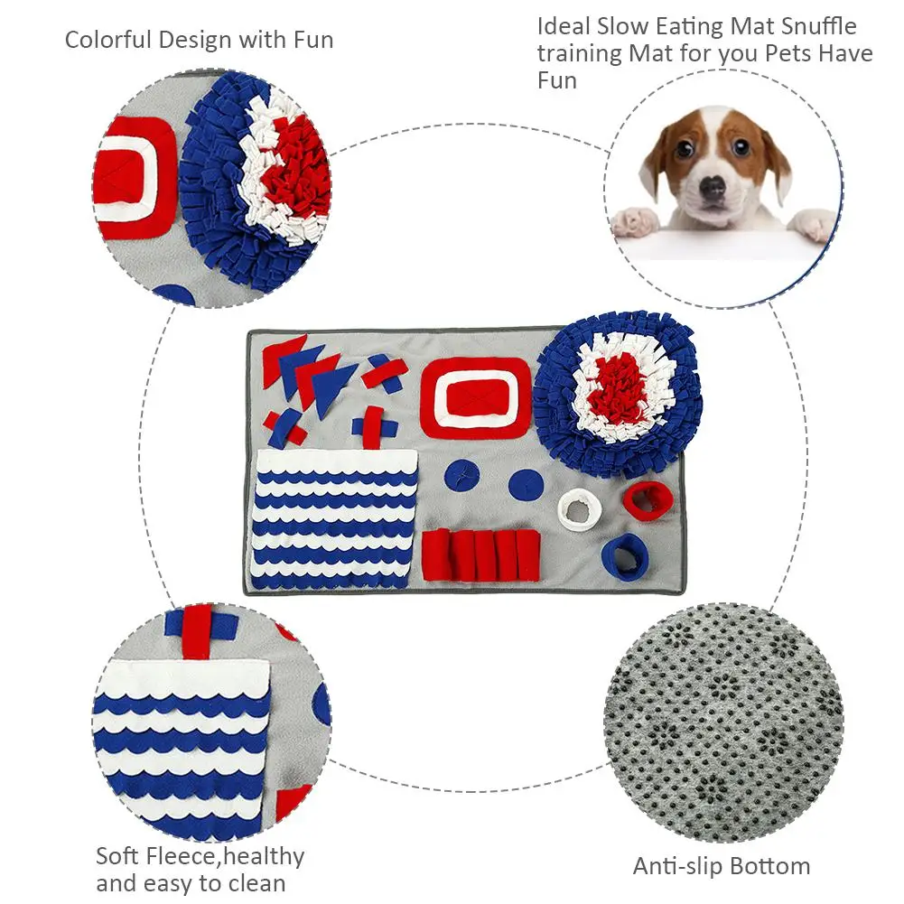 New Pet's Snuffle Mat Washable Snuffle Mat Bite resistant Educational