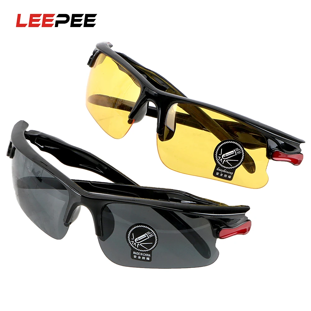 LEEPEE Night Vision Drivers Goggles Driving Glasses Protective Gears Sunglasses Anti Glare Night-Vision Glasses LEEPEE Night Vision Drivers Goggles Driving Glasses Protective Gears Sunglasses Anti Glare Night-Vision Glasses
