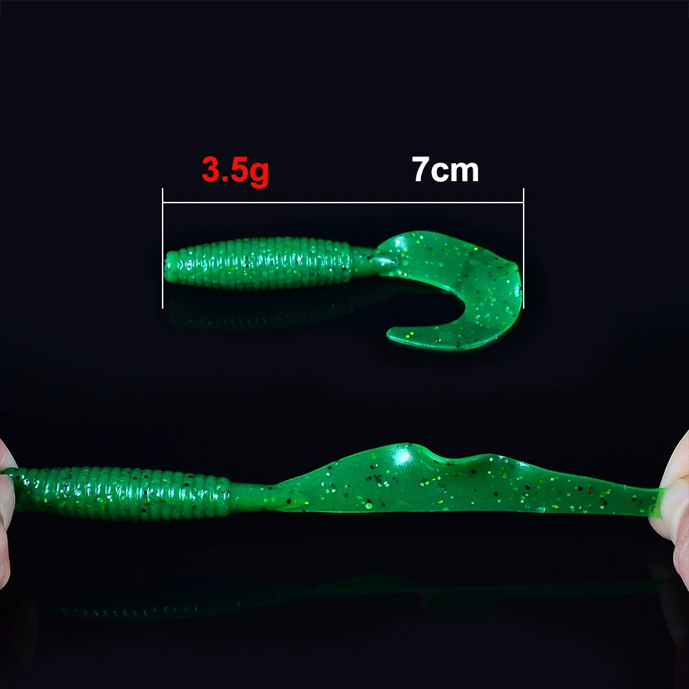 Силиконовая приманка Sunlure 10 шт легко Шайнер 7 см Swimbait мягкие приманки 3 5g