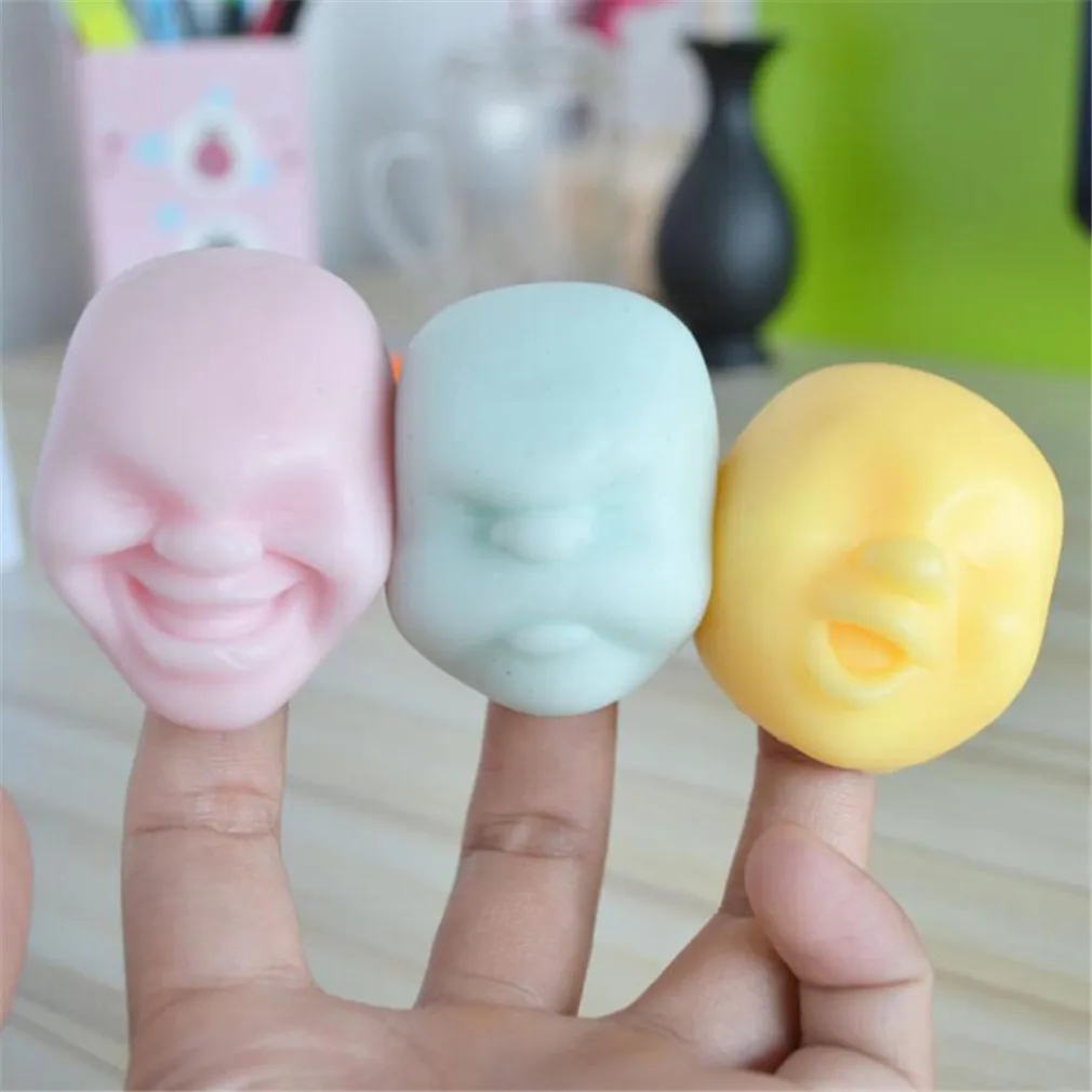

Face squishy Antistress Ball doll somooshy mushy toys soft Squeezing kids intesting cute face toy gift